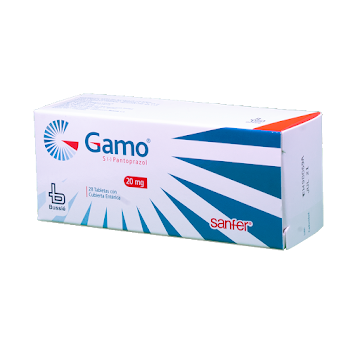 Gamo Pantoprazol 20 mg Sanfer Caja x 28 Tabletas  