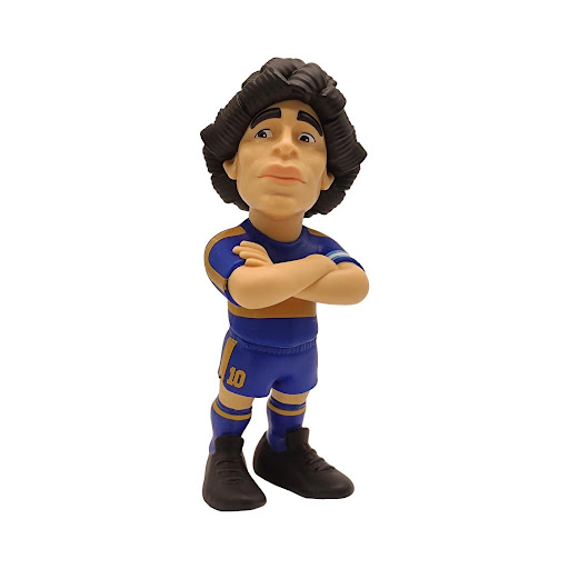 Minix Figuras Coleccionable Futbolista Maradona Boca MINIX Caja x 1 ĦRevive la magia y la pasión del fútbol con la Figura Coleccionable de Diego Maradona de Minix, representando sus gloriosos días en Boca Juniors! Esta figura meticulosamente detallada captura al icóni