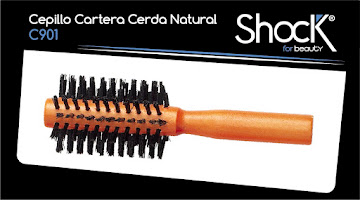 Cepillo Shock Madera   Cedra Natural x1und 
