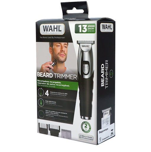 Patillera Inalámbrica Whal Home Beard Trimmer WAHL Caja x 1 Patillera inalámbrica Beard Trimmer:Diseñada para el hombre que se compromete a tener su barba perfecta.