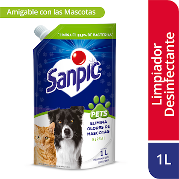 Eliminador De Olores Sanpic Mascotas x 1 lt  