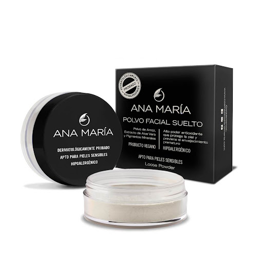 Polvo Facial Suelto Ana Maria N 1 Traslucido x 18 gr