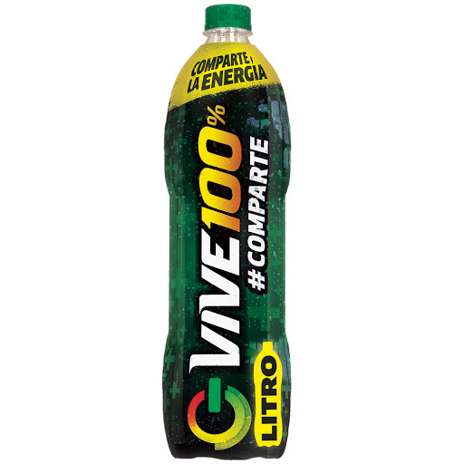 Bebida Energizante Vive 100 Sabor Original Botella x 1 litro
