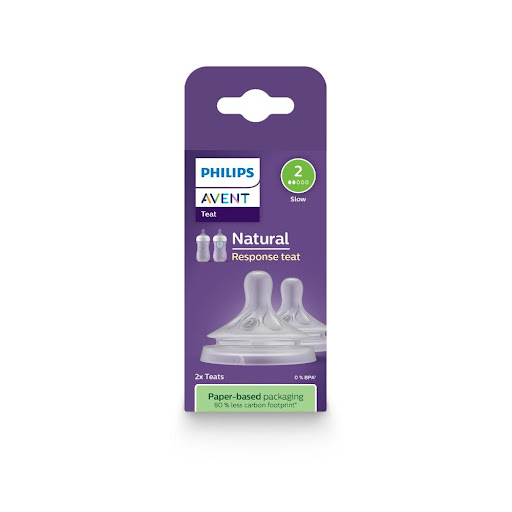 Tetina Avent Natural Response con Válvula Anticólicos Flujo 2 1m+ x 2 und