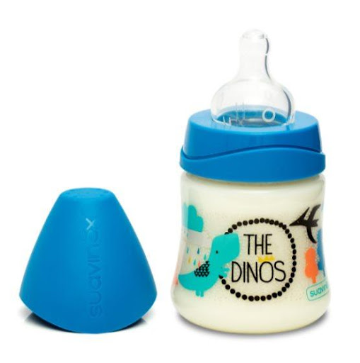 Biberon The Dinos 150 ml Azul  Suavinex Caja x 1  