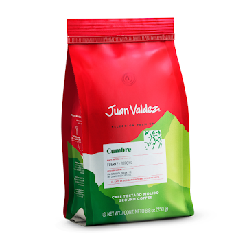 Café Juan Valdez Cumbre   Molido Bolsa x 250 gr  