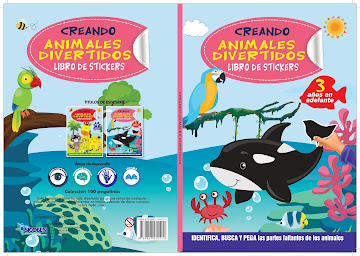 Libro Infantil Sicoben Animales Divertidos Mar x 1 und  