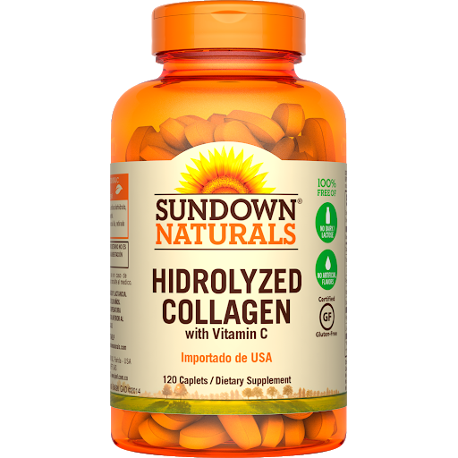 Suplemento Dietario Colágeno Hidrolizado Sundown Naturals Frasco x 120 Cápsulas