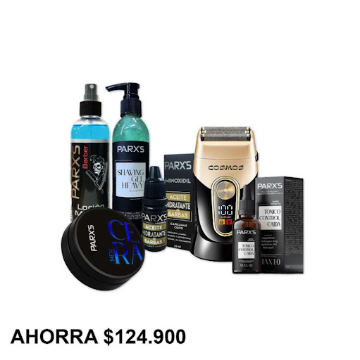 Combo Afeitadora Shaver + accesorios de barbería  Ancheta Amor Y Amistad #3 CMS COSMOS, PARX'S Empaque x 6 Tu rutina completa para barba, cabello y afeitado, en un solo combo.

Este combo ha sido diseñado para el hombre moderno que quiere verse bien sin complicaciones. Incluye herramientas de precisión y p