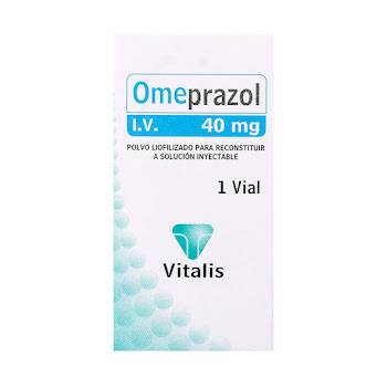 Omeprazol 40 mg Vitalis 1 Frasco x 1 Ampolla  
