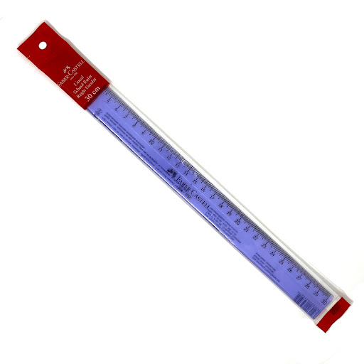 Regla Plana Faber castell Trasparente 30 cm x 1 und