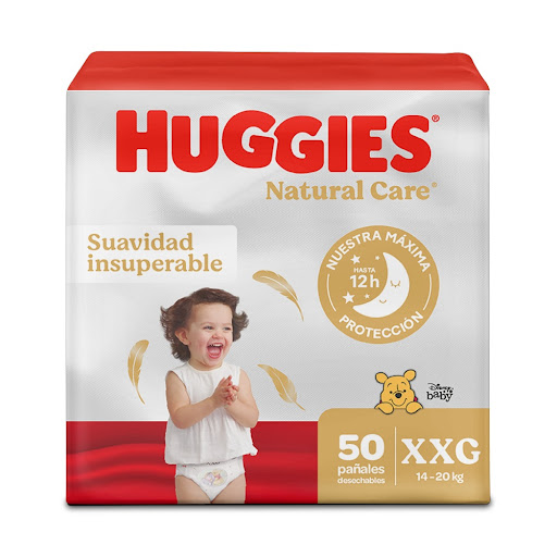 Pañales Huggies Natural Care Etapa 5/XXG x 50 und