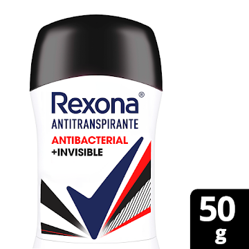 Desodorante Barra Rexona Motionsense Invisible Women 48h x 50 gr  