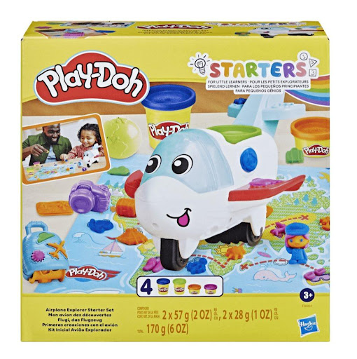 Plastilinas Play-doh Primeras Creaciones Con El Avión Play Doh  x 1 Este emocionante set Play-Doh invita a los niños a explorar el mundo a través de la imaginación, permitiéndoles crear y viajar sin necesidad de un pasaporte. Con herramientas interactivas y colores vi