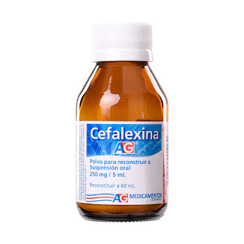 Cefalexina AG 250mg/5ml Frasco x 60 ml  