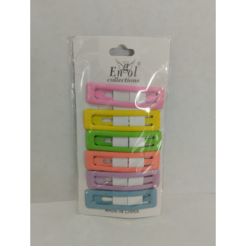 Hebillas Para El Cabello Engol Tictac Niñas x 6 und  