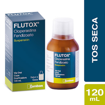 Flutox Cloperastina Fendizoato 354 mg Zambon Frasco x 120 ml  