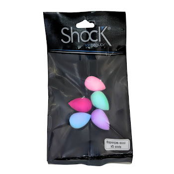 Esponjas Maquillaje Shock Mini Multicolor x 5 und  