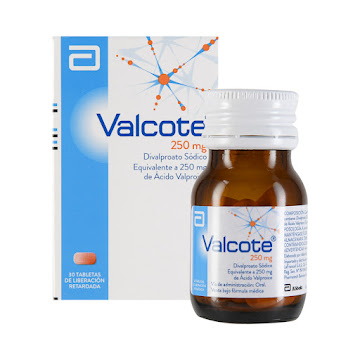 Valcote Divalproato Sódico 250 mg Abbott Caja x 30 Tableta  
