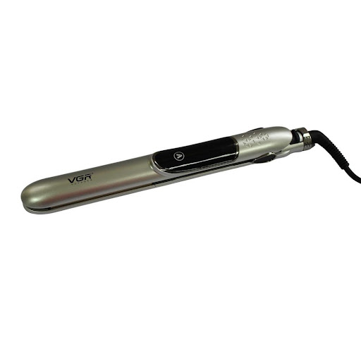 Plancha De Cabello Con Placas De Cerámica VGR Unidad x 1 Obtén un alisado perfecto y profesional en casa con esta plancha de cabello de alta calidad. Diseñada para ofrecer un rendimiento superior, esta plancha es ideal para todo tipo de cabello, proporciona