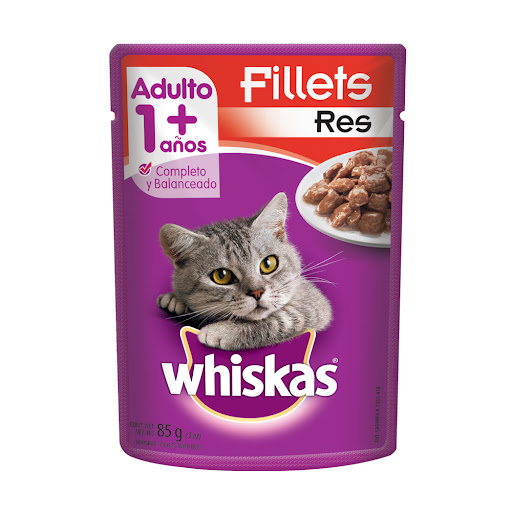Comida Húmeda Para Gatos Whiskas Adulto Res x 85 gr
