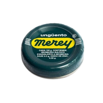 Merey Ungüento Lata X10G. Merey Neomicina Sulfato Oxido De Zinc  