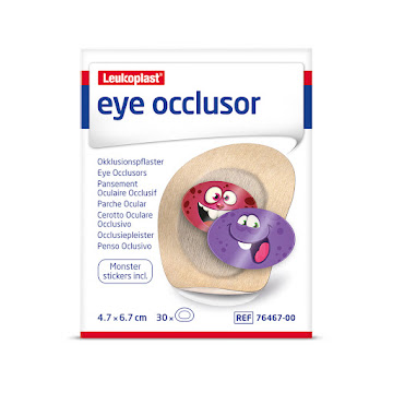 Parche Ocular Leukoplast Occlusor Junior Caja x 30 und  