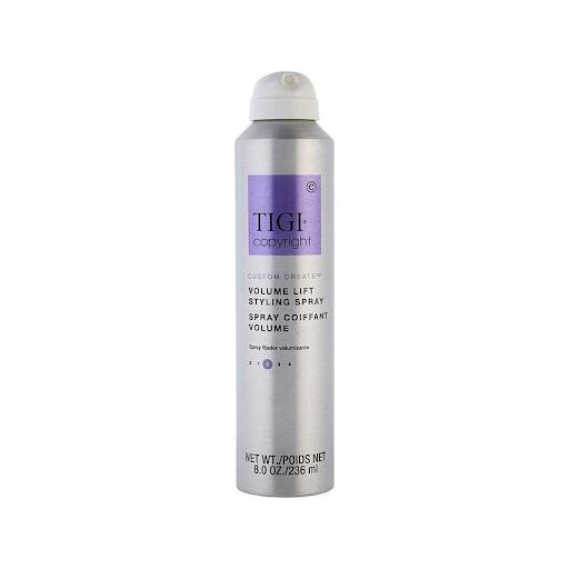 Spray para volumen elevado de TIGI 240 ml TIGI Caja x 1 Aporta cuerpo y volumen espectacular desde la raíz. Su fórmula ligera no apelmaza y deja el cabello con movimiento natural. Perfecto para cabellos finos o planos que necesitan más cuerpo y energía en 