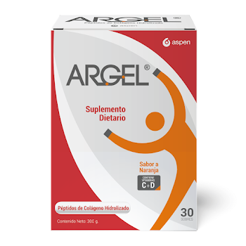 Argel Aspen Suplemento Dietario Sabor Naranja Colágeno Caja x 300 gr  