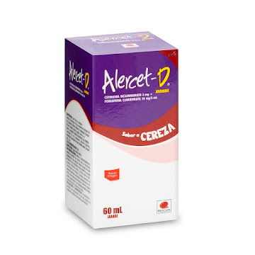 Alercet-D Cetirizina + Fenilefrina 5mg/10mg Procaps Jarabe Frasco x 60 ml  