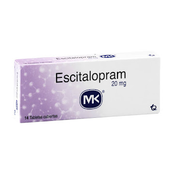 Escitalopram Mk 20mg   Tabletas Caja X14tableta                          