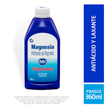 Leche Magnesia Mk Frasco x 360 ml  
