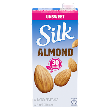 Leche De Almendra Sin Endulzar Silk x 946 ml  