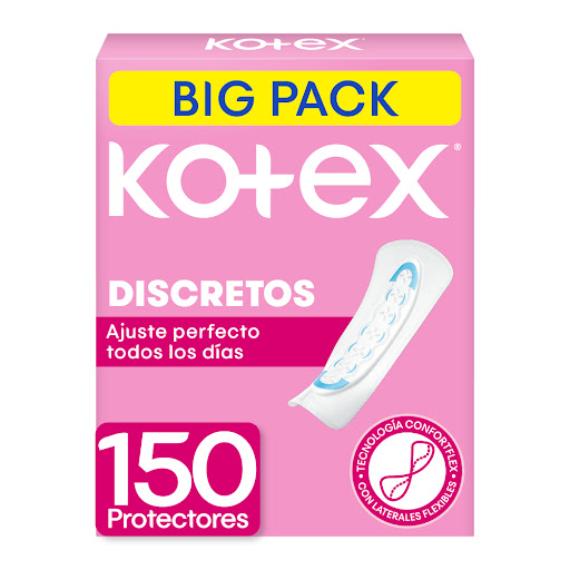 Protectores Diarios Kotex Ultraflexibles Paquete x 150 und