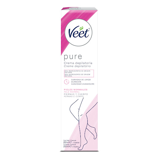 Crema Depilatoria Veet Piernas y Cuerpo Piel Normal x 200 ml