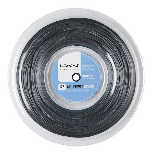 Cuerda Para Rqta Tns Wilson Alu Power 125 Rough 220M Rb (Wrz990200) Wilson Caja x 1 ALU Power Rough utiliza una superficie texturizada para generar spin adicional, ideal para los jugadores de base que buscan crear potencia y efectos con cambios rápidos y completosSu superficie dentad