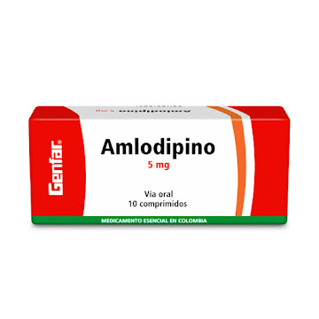 Amlodipino Genfar 5 mg Caja x 10 Tabletas  