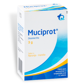 //Muciprot Naranja Vainilla 3G Sobres Caja X12Sob. Tq Diosmectica         