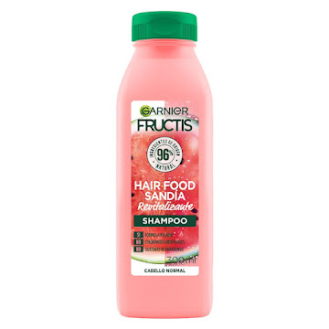 Shampoo Fructis Hair Food Sandía Frasco x 300 ml  