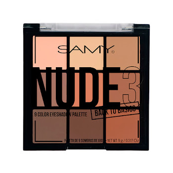 Paleta 9 Sombras De Ojos Samy Nude x 9 gr  