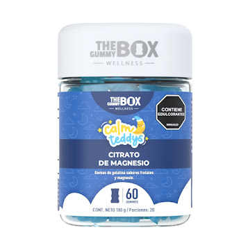 Gomas Masticables The Gummy Box Calm Teddys Frasco x 180 g  