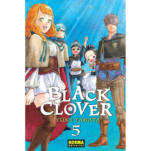 Black Clover No. 5 Editorial Norma Libro x 1.0 BLACK CLOVER 05   Autores:Yuuki Tabata  Colecciones:CÓMIC MANGA  Editoriales:NORMA Editorial  Series:BLACK CLOVER   ¡LA TRAMA DE LOS DISTURBIOS EN LA CAPITAL LLEGA A SU FIN!  A Asta lo han secuestrado