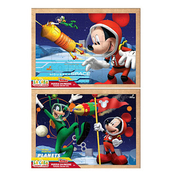 Solo Online Rompecabezas Mickey   Mouse  2 Modelos  24 Piezas 