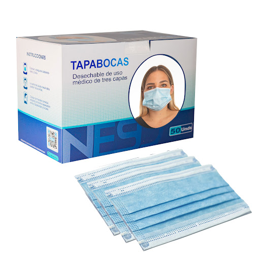 Tapabocas Nesd Desechables Termosellados Caja x 50 und