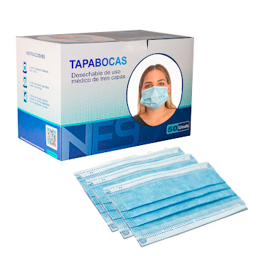 Tapabocas Nesd Desechables Termosellados Caja x 50 und  