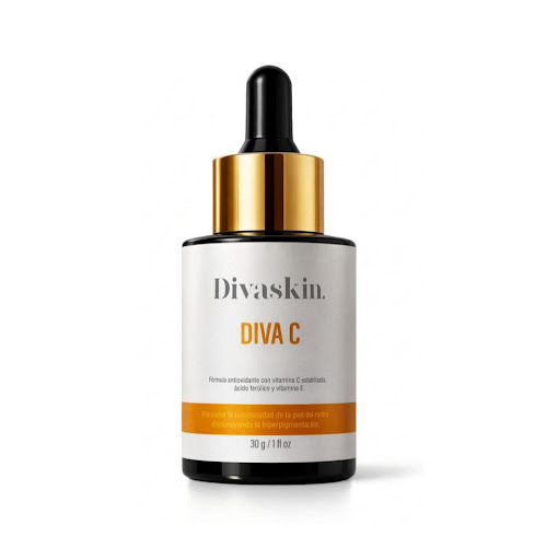 Sérum Diva C Vitamina C Antioxidante Frasco X 30 Ml DIVASKIN SERUM x 1 Serum anti-arrugas, anti-oxidante y renovador con Vitamina C pura, Ácido Hiluronico y celulas madre. calmante,  para revelar la luminosidad de la piel con una óptima tolerancia. Al instante, la piel l