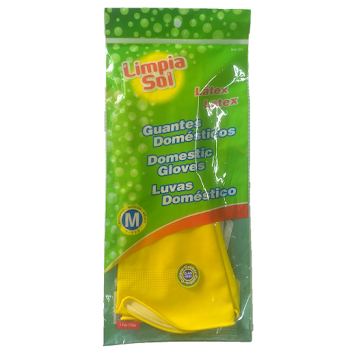 Guante De Latex Limpiasol Talla M x 1 und  