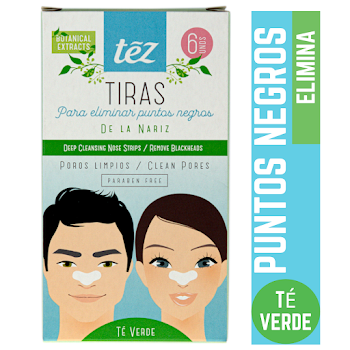 Tiras Tez Para Eliminar Puntos Negros Caja x 6 und  
