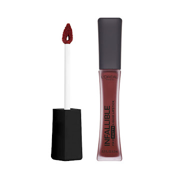 Labial Infallible Loreal Pro-Matte Labial Líquido: Roseblood6.3ml undefined