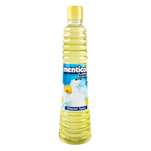 Loción Menticol Amarillo Botella x 130 ml
